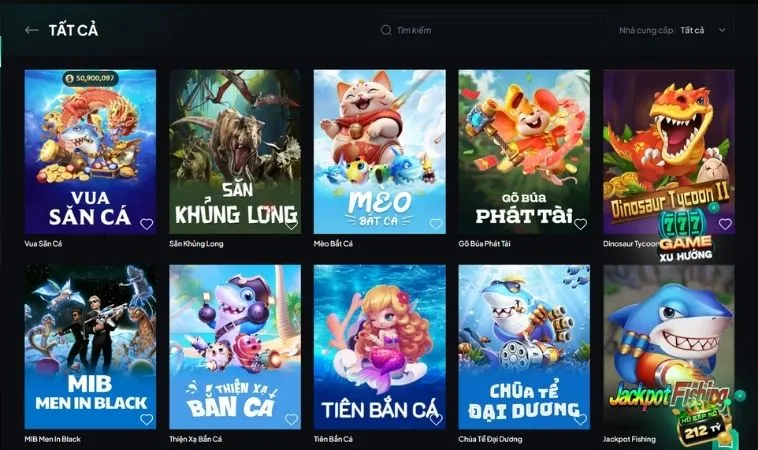 Đa dạng các thể loại game bắn cá tại Gem88