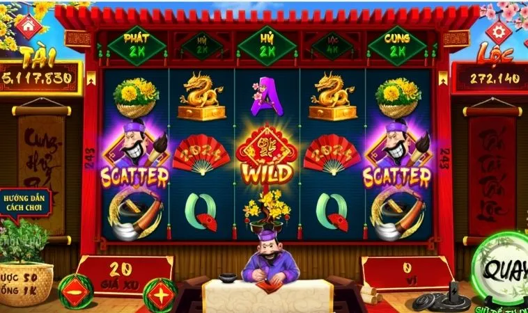 Các biểu tượng trong game nổ hũ Ông Đồ tại Gem88
