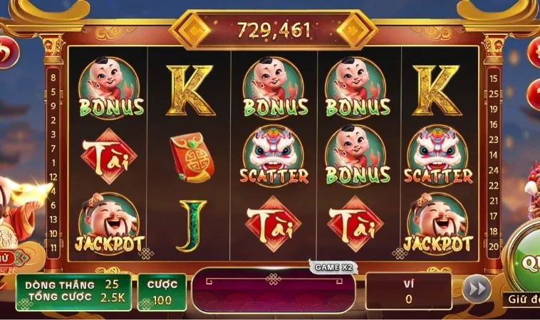 Bí Quyết Chinh Phục Nổ Hũ Thần Tài Tại Gem88 Dành Cho Cao Thủ 2 Các biểu tượng trong game Nổ Hũ Thần Tài tại Gem88